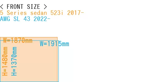 #5 Series sedan 523i 2017- + AMG SL 43 2022-